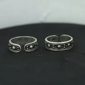 925 Hallmarked  Silver Toe Ring 12338-8755