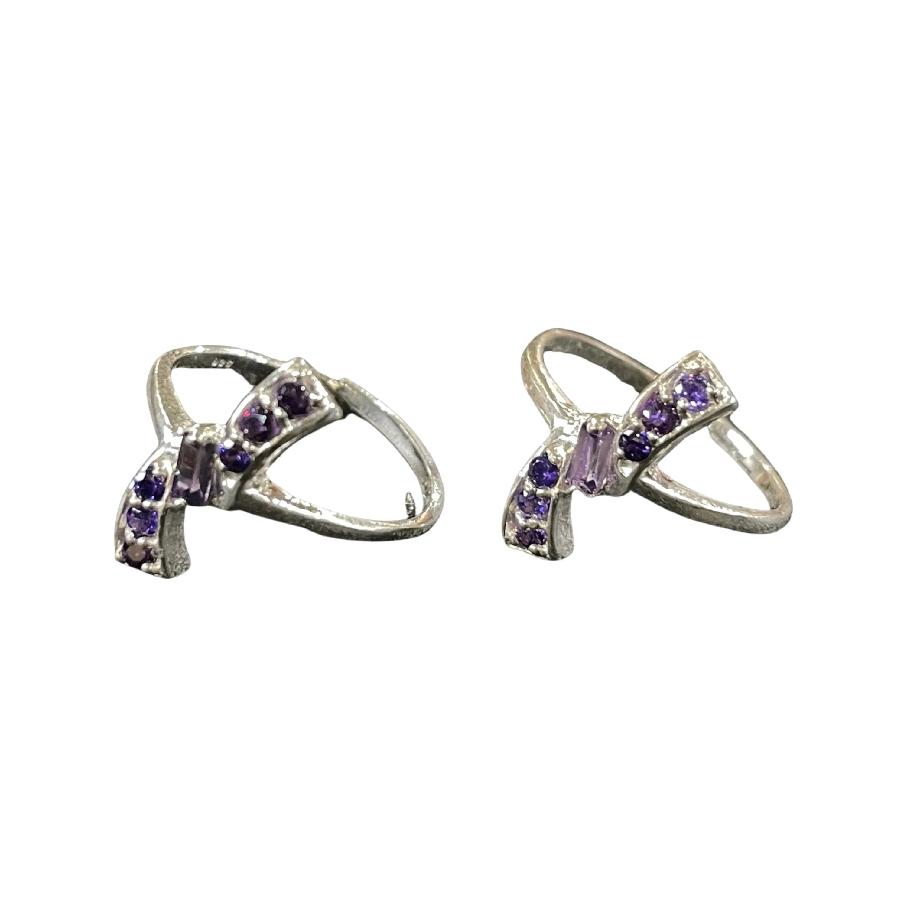 925 Sterling Silver CZ Toe-rings - Design #28