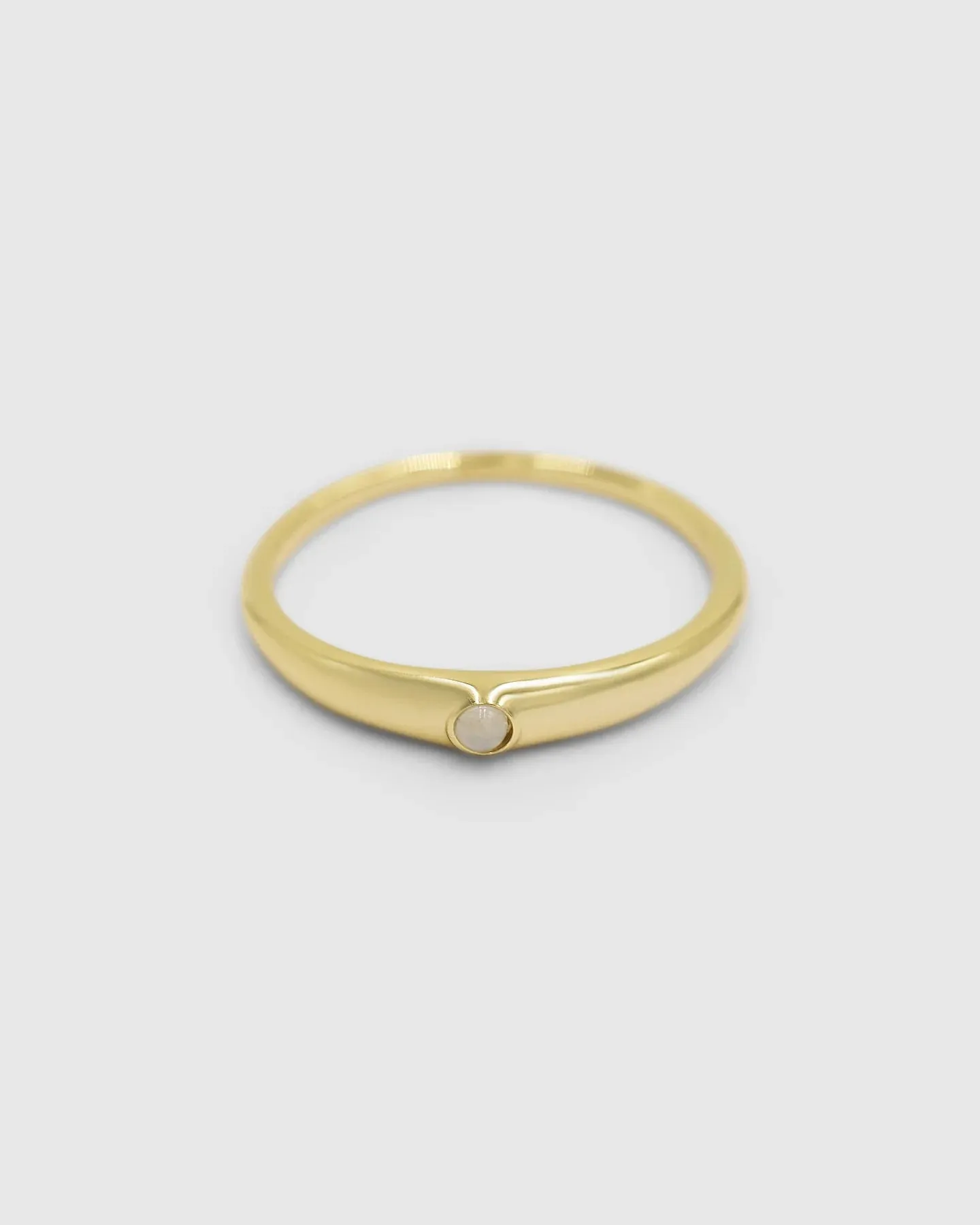 ADA SLIM MOONSTONE RING | GOLD