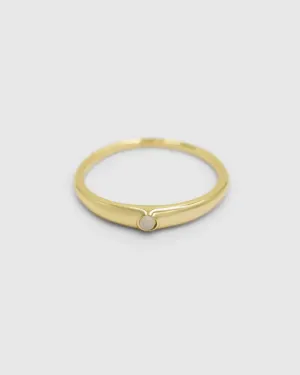 ADA SLIM MOONSTONE RING | GOLD