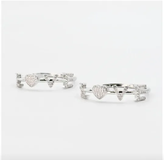 Amour Hoop Earring