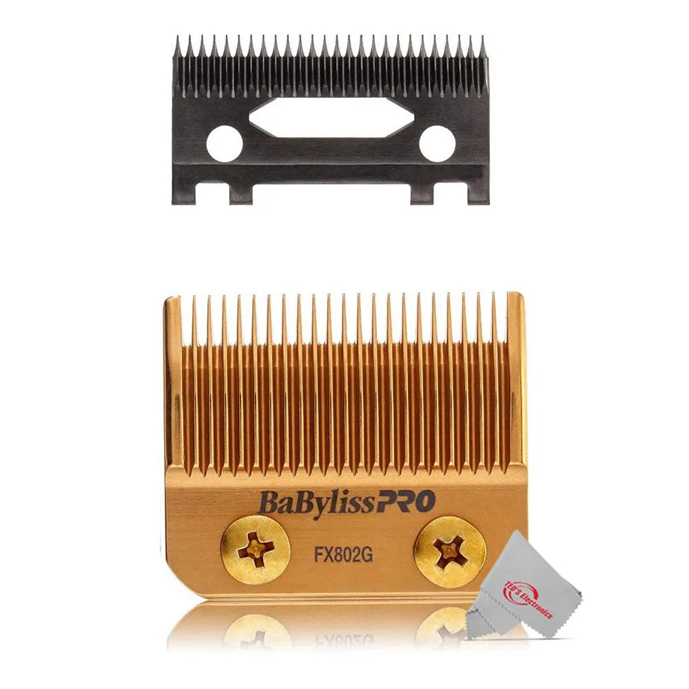 BaByliss Pro DLC and Titanium Coated Replacement Clipper Blade Fits FX870G, FX870BN, FX870RG, FX870W, FXF880 #FX802G