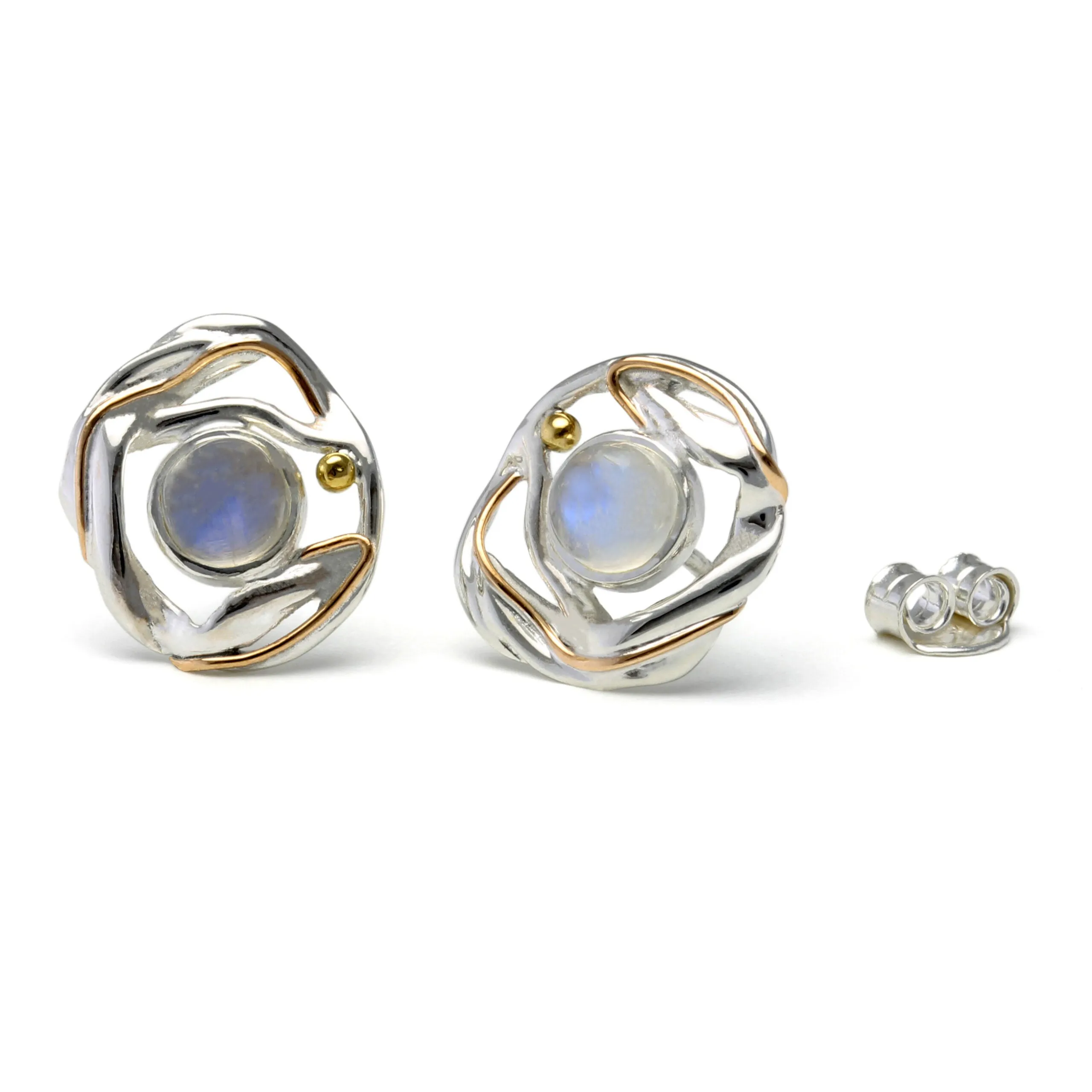 Banyan Moonstone Stud Earrings