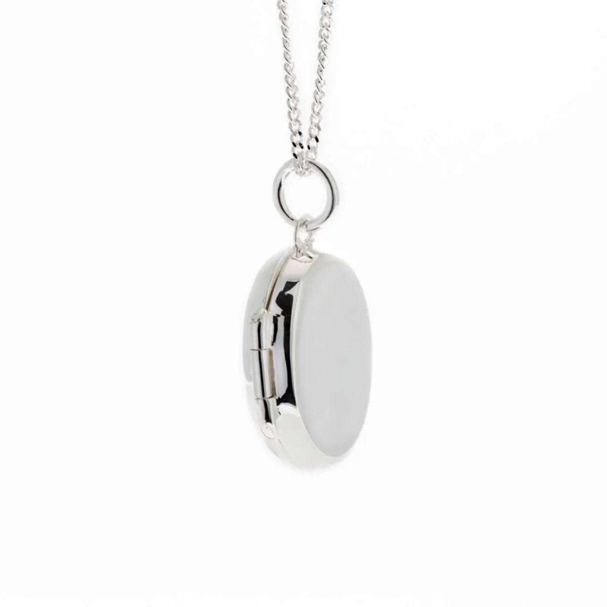 Beginnings Small Oval Locket Necklace