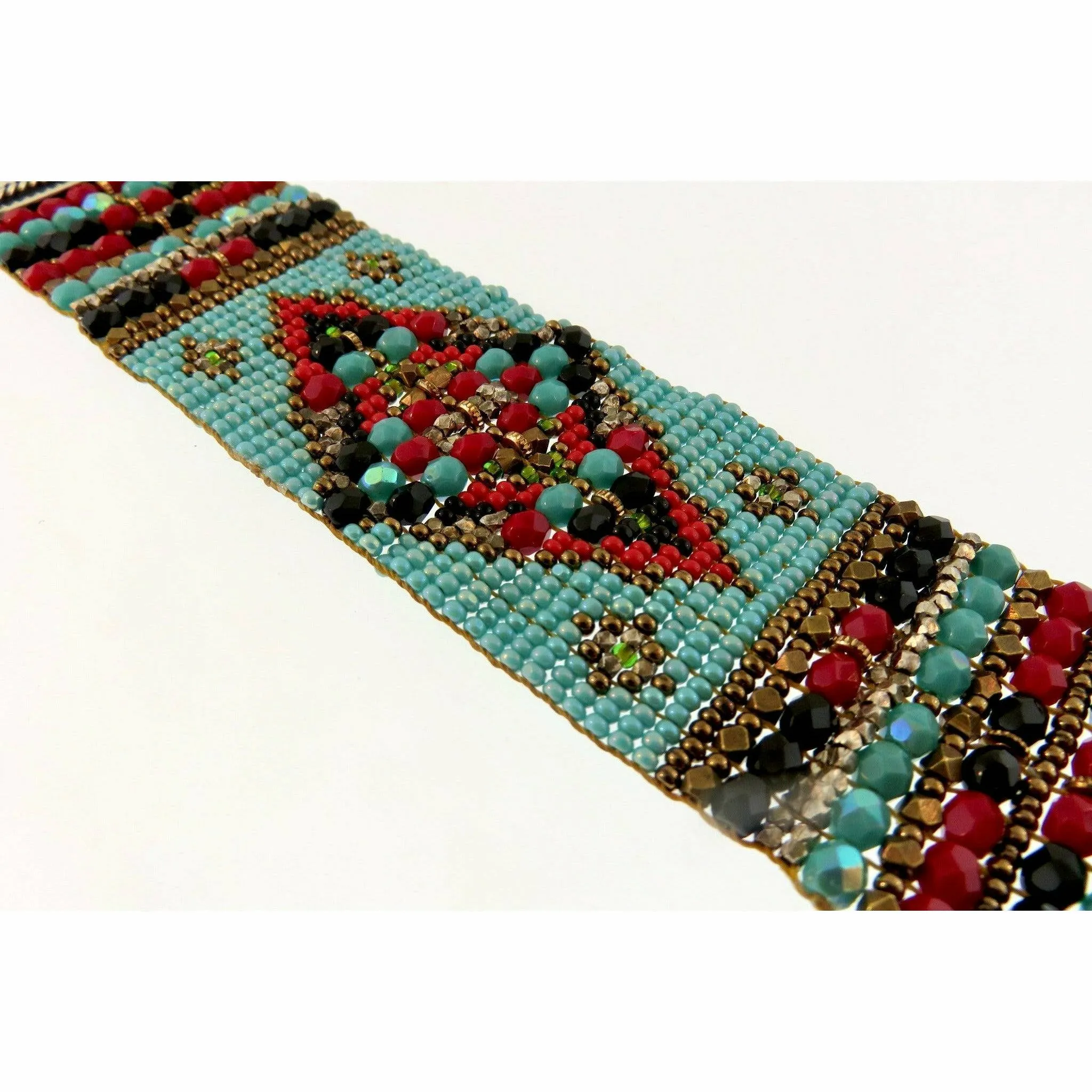 Chili Rose "First Place" Turquoise Single Sided Fancy End Bracelet
