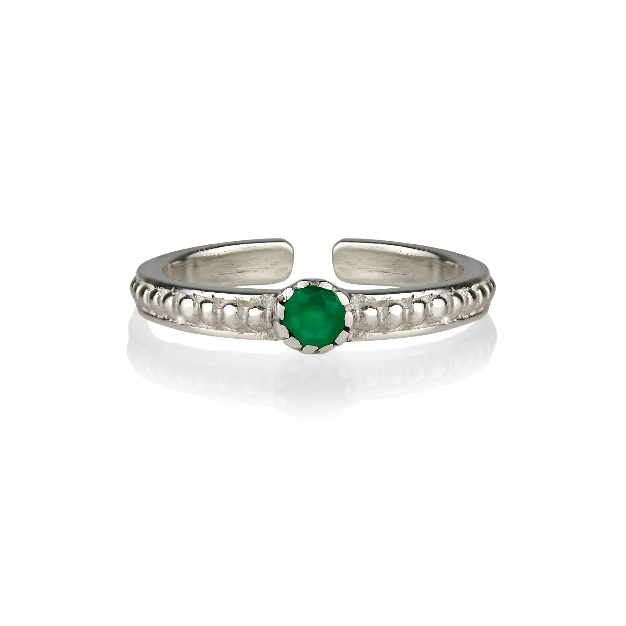 Lalita Midi / Toe Ring - Green Onyx