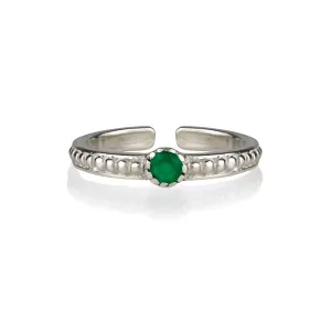 Lalita Midi / Toe Ring - Green Onyx