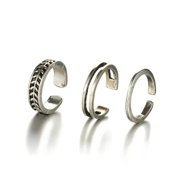Love Like A Hippie Set Of Toe Rings