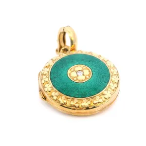 Lucky Heirloom 4 Leaf Clover Locket