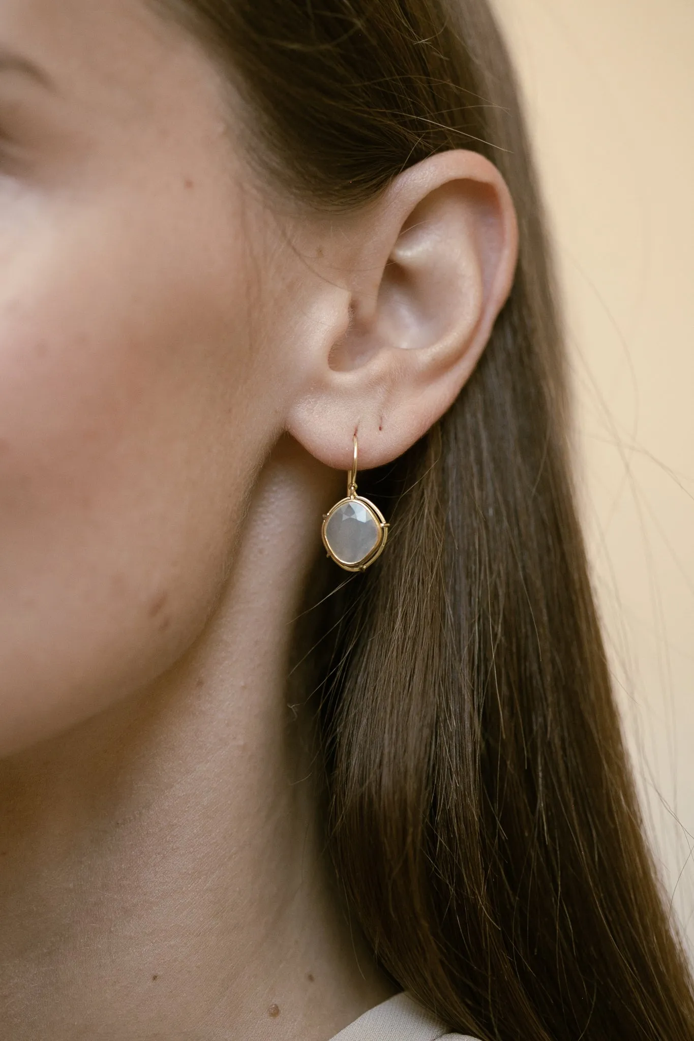 Moonstone Drop Earrings