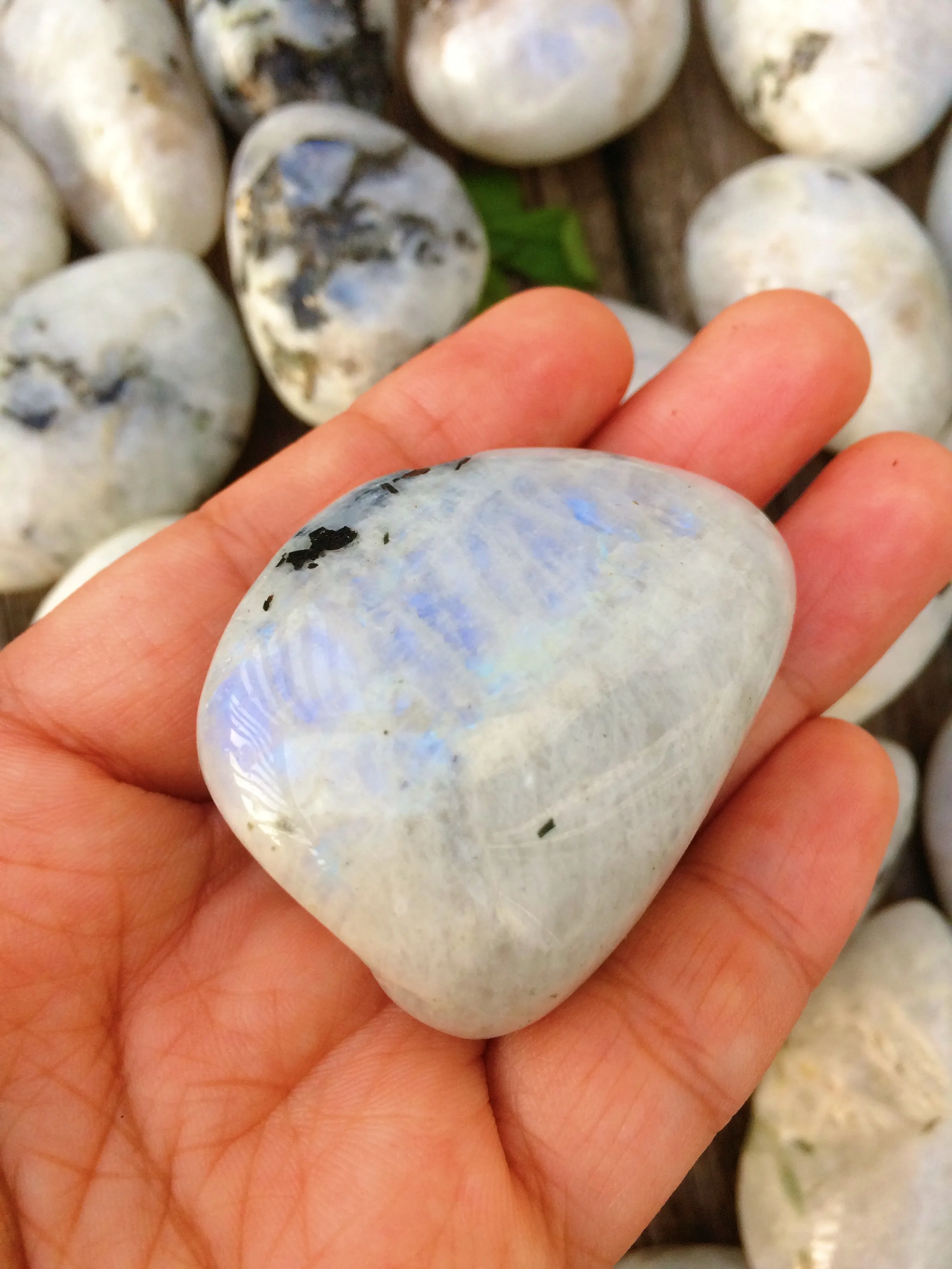 Rainbow Moonstone Tumbled