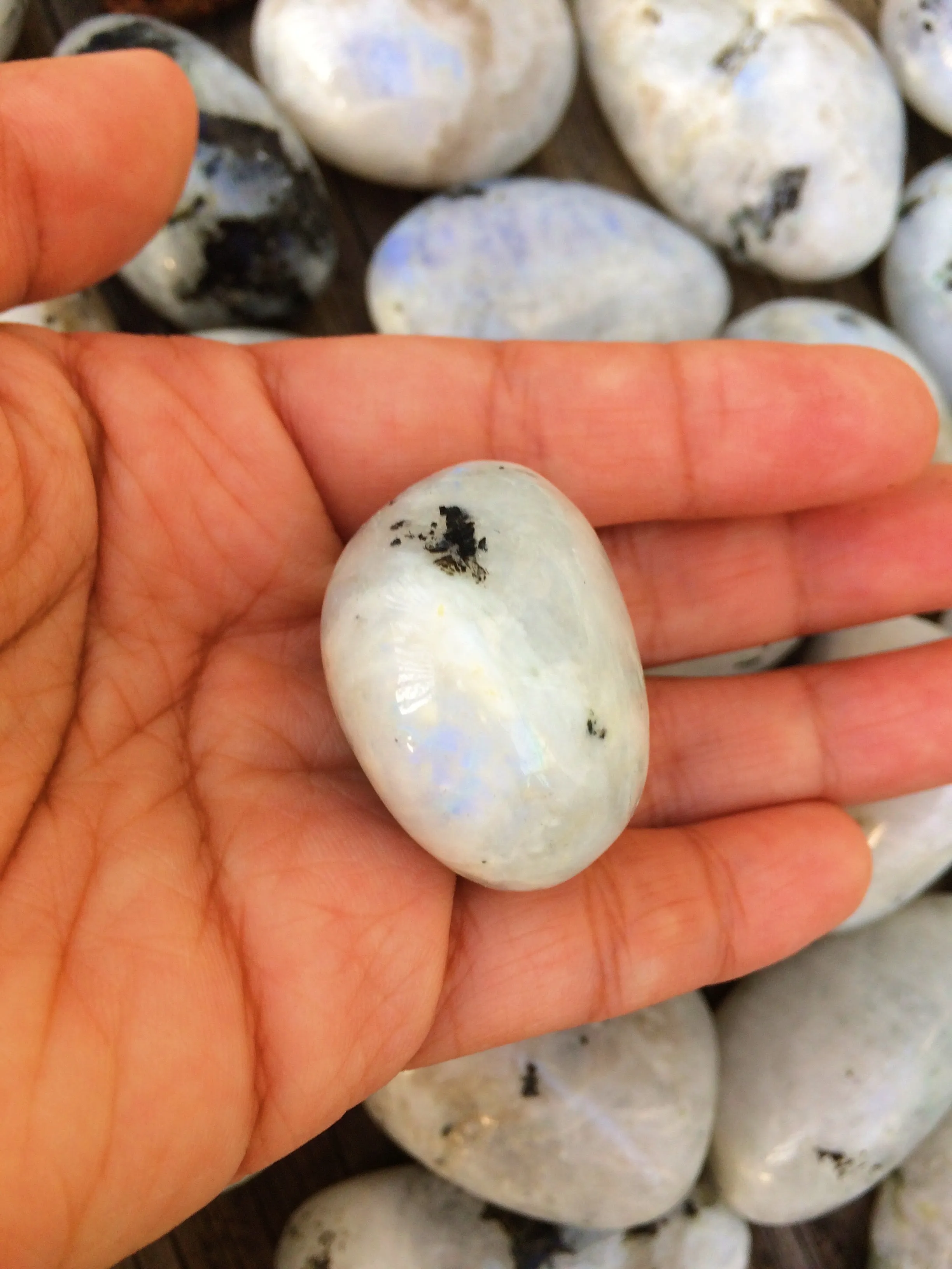 Rainbow Moonstone Tumbled