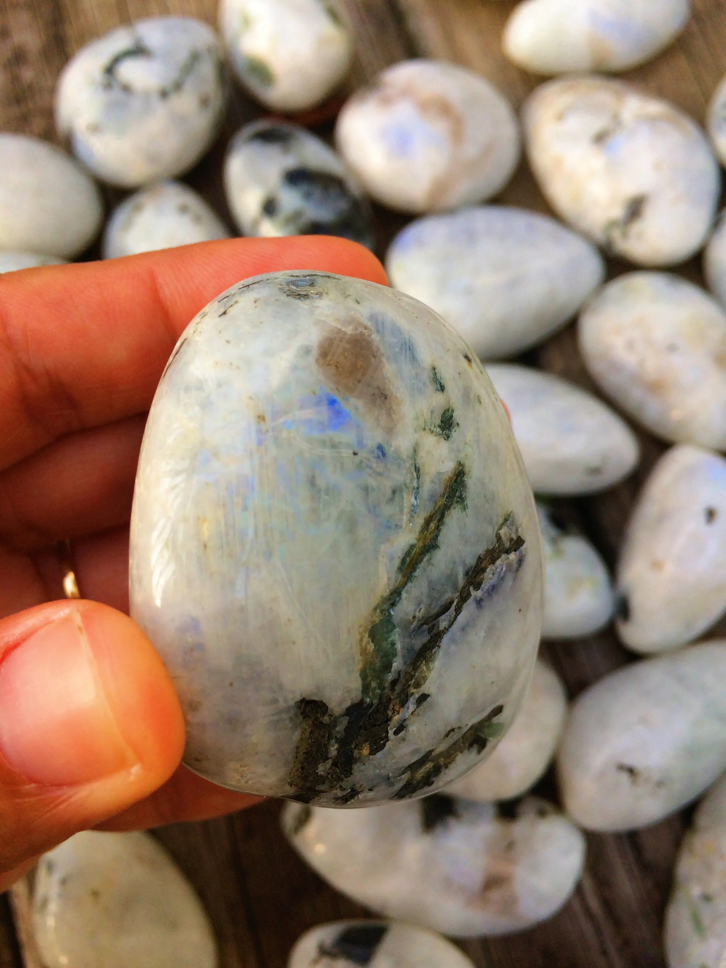 Rainbow Moonstone Tumbled