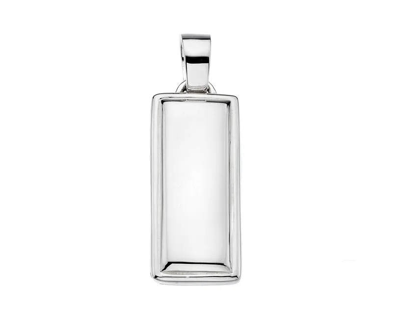 Silver Rectangle Locket