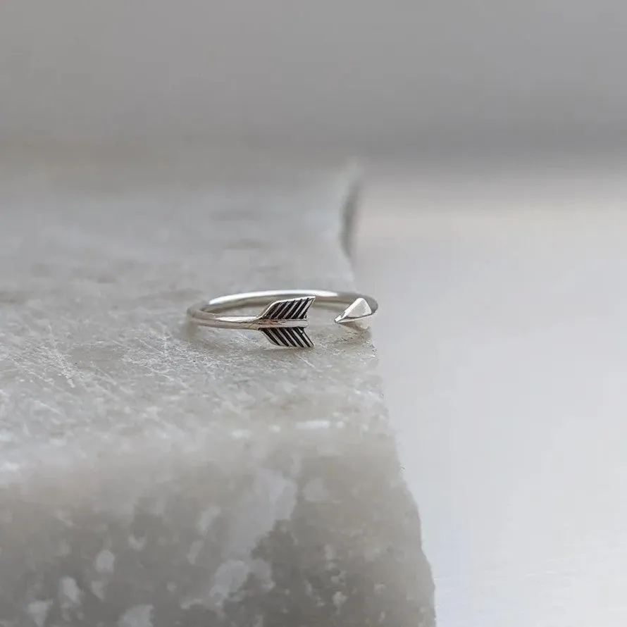 Sterling Silver Arrow Toe Ring