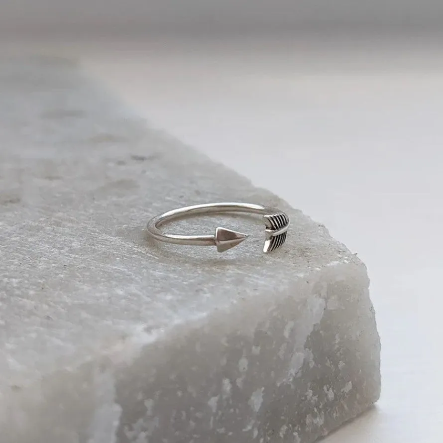 Sterling Silver Arrow Toe Ring