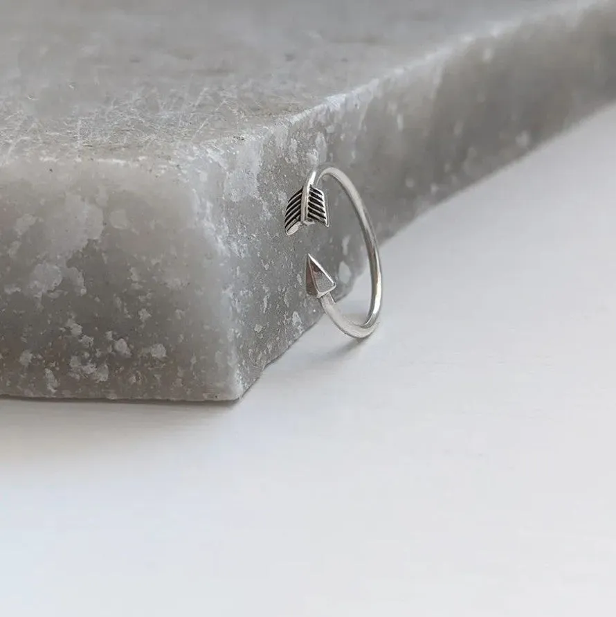 Sterling Silver Arrow Toe Ring