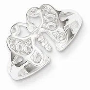 Sterling Silver Butterfly Toe Ring