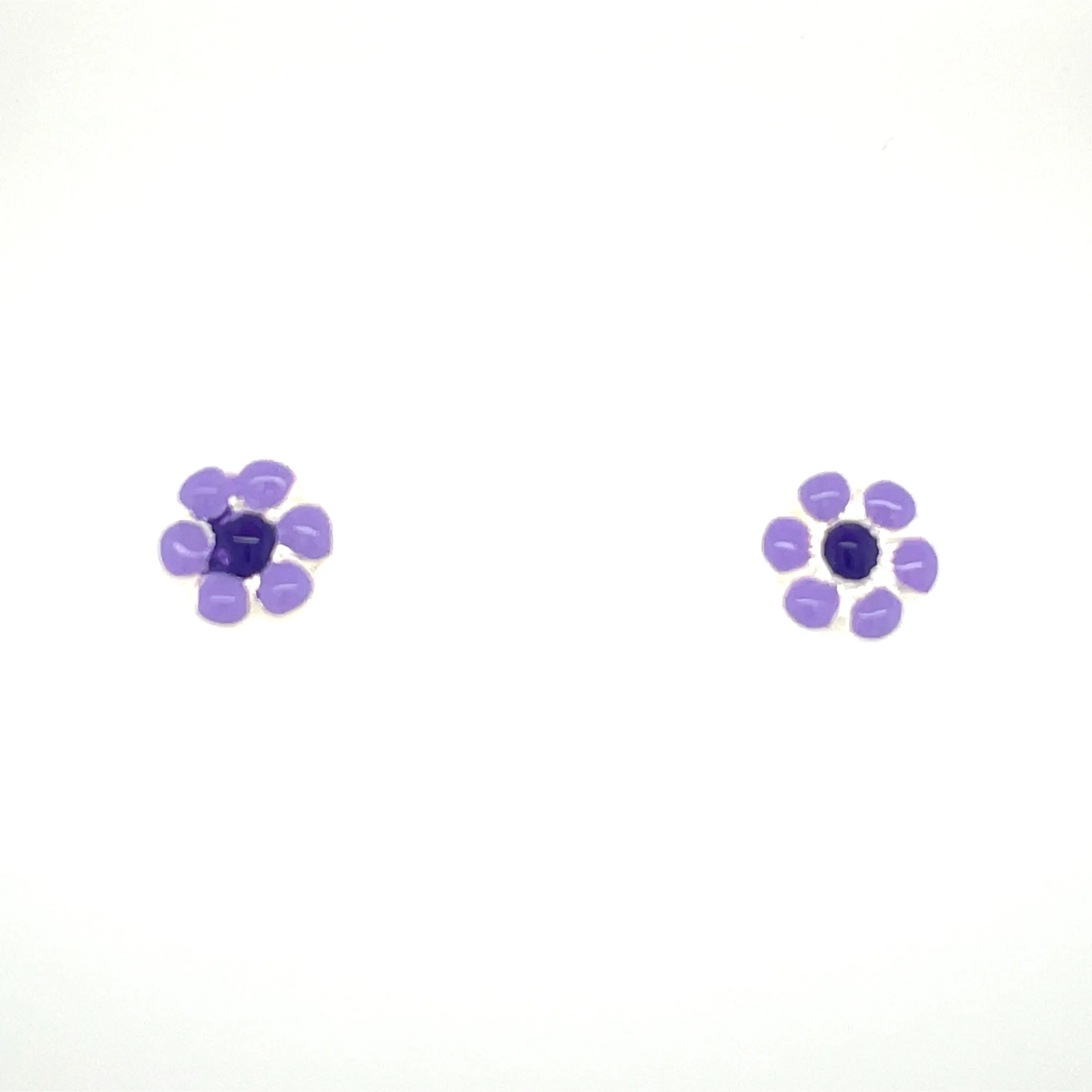 Sterling Silver Flower Studs