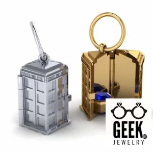 TARDIS Locket Pendant,