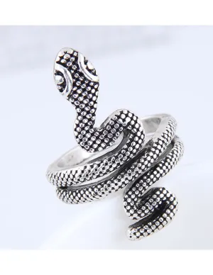 TR24 Silver Snake Toe Ring
