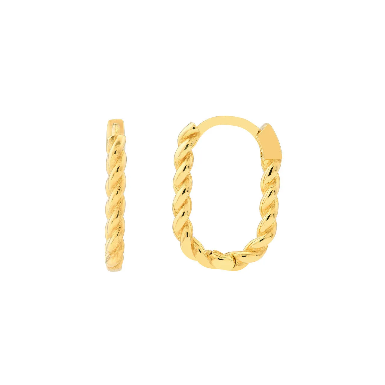 Twist Hoop Earrings