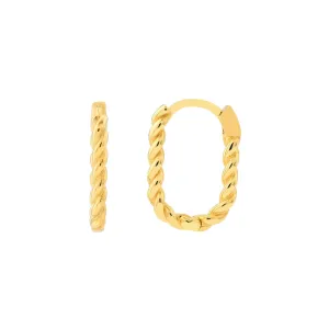 Twist Hoop Earrings