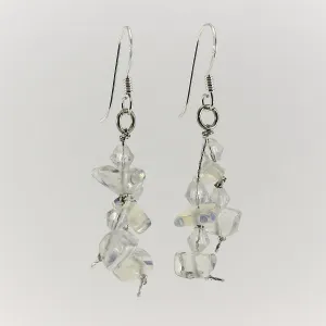 WSWE0060MO - MIA -  Moonstone Gemstone Drop Earrings
